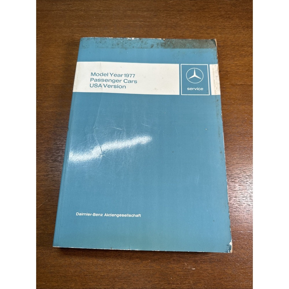 Mercedes 1977 OEM Shop Service Repair Manual Engine Maintenance Guide